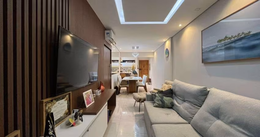 Apartamento 2 dormitórios sendo 1 suíte na Guilhermina em Praia Grande/SP