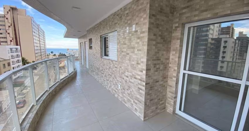 Apartamento na Guilhermina - 03 suítes - FRENTE RUA e VISTA MAR !