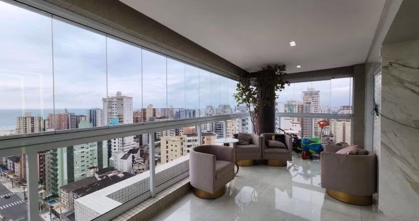 Belíssimo apartamento PORTEIRA FECHADA na Guilhermina, em Praia Grande/SP.