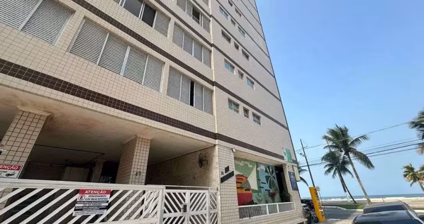 Kitnet de 32m² frente mar no bairro guilhermina praia grande /s.p.