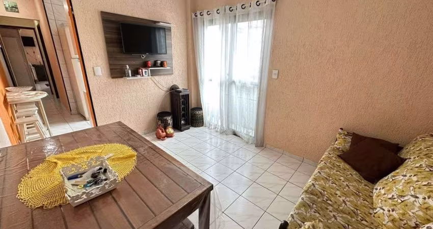 Apartamento  Venda na Aviação sendo1 dormitório com 2 sacadas, Praia Grande - SP