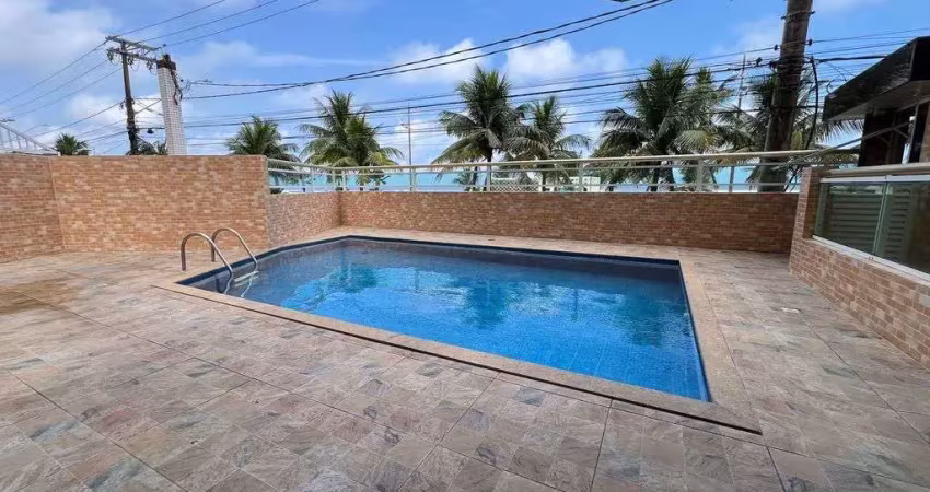 Apartamento 01 dormitório frente mar na vila caiçara.