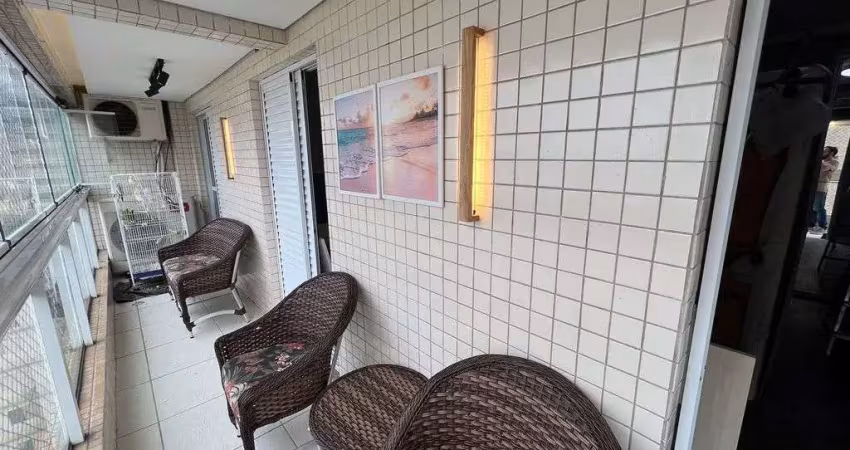 Charmoso Apartamento 3 Dormitórios com Vista Mar em Aviação, Praia Grande