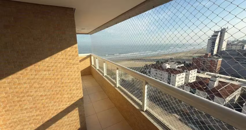 Apartamento com vista mar de 2 suítes lavabo e 2 vagas no boqueirão em pg