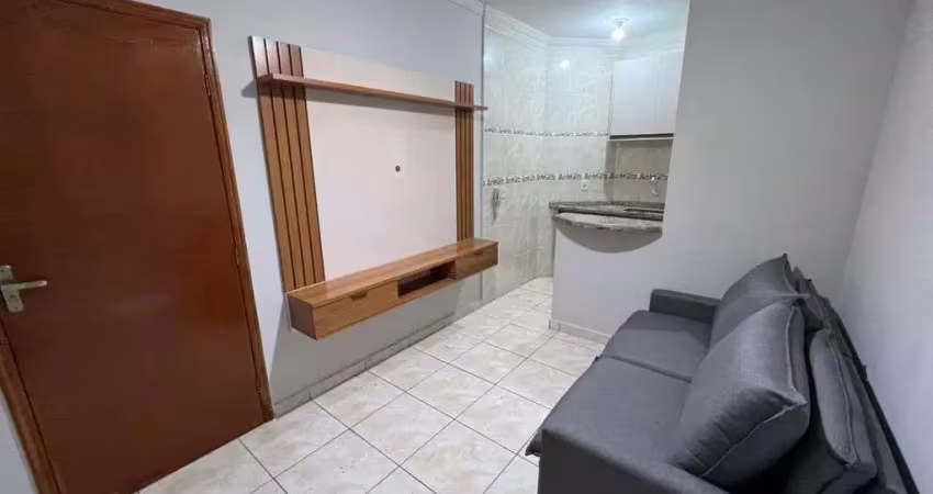 Apartamento de 1 dormitório de 39m² com sacada no boqueirão em praia grande sp