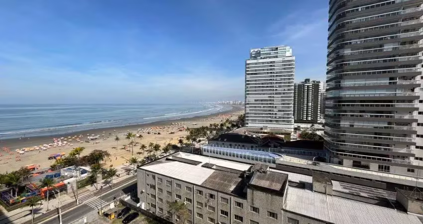 Apartamento 2 dormitórios com 1 suíte, 61m² com vista mar no canto do forte.