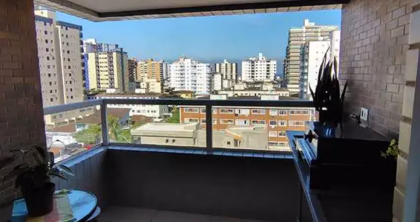 Apartamento com sacada gourmet e lazer – 3 quadras da praia - praia grande