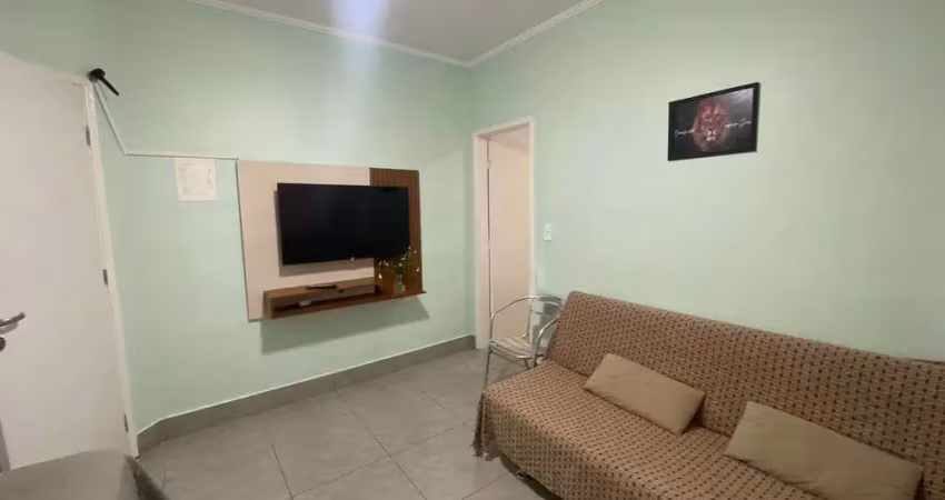 Apartamento de 1 dormitório no canto do forte mobiliado – praia grande