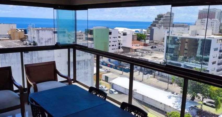 APARTAMENTO- 1/4 E SALA - 37M² - VISTA MAR - PORTEIRA FECHADA - ONDINA