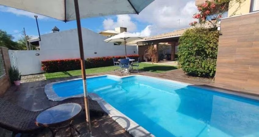 CASA EM CONDOMÍNIO - 4 QUARTOS COM 2 SUÍTES - JACUÍPE - MOBILIADA