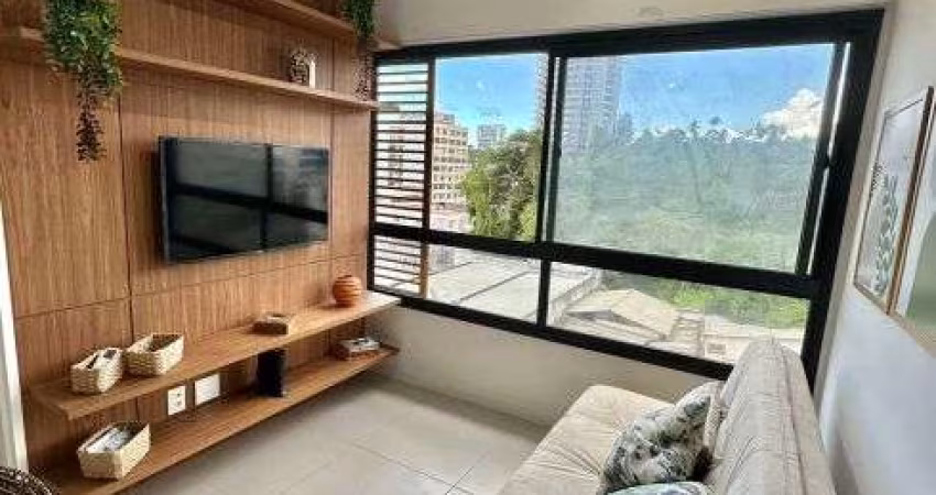 BLUE BARRA - QUARTO E SALA - 27M² - ANDAR ALTO