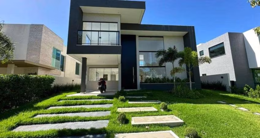 CASA LUXUOSA - 4 SUÍTES - ALPHAVILLE LITORAL NORTE 1