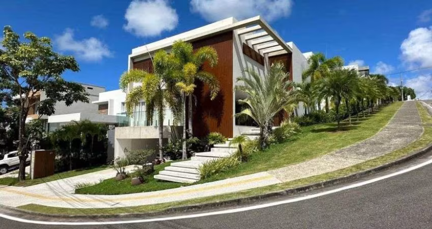 CASA LUXUOSA - 4 SUÍTES - PORTEIRA FECHADA - ALPHAVILLE SALVADOR 2