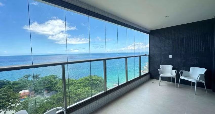 APARTAMENTO - 1/4 E SALA - VISTA MAR- PORTEIRA FECHADA - ONDINA