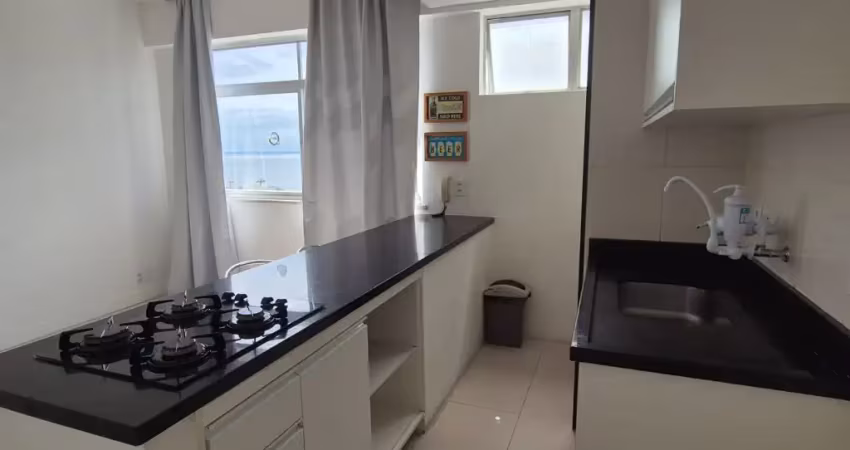 Belíssimo apartamento de 1/4 sala na barra, vista mar