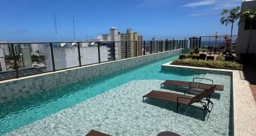 Belíssimo apartamento de 1/4 sala, no itaigara em condomínio com infraestrutura