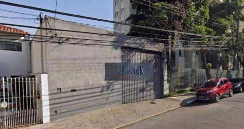 Galpão, 290 m² - venda por R$ 2.500.000,00 ou aluguel por R$ 21.500,00/mês - Chácara Inglesa - São Paulo/SP