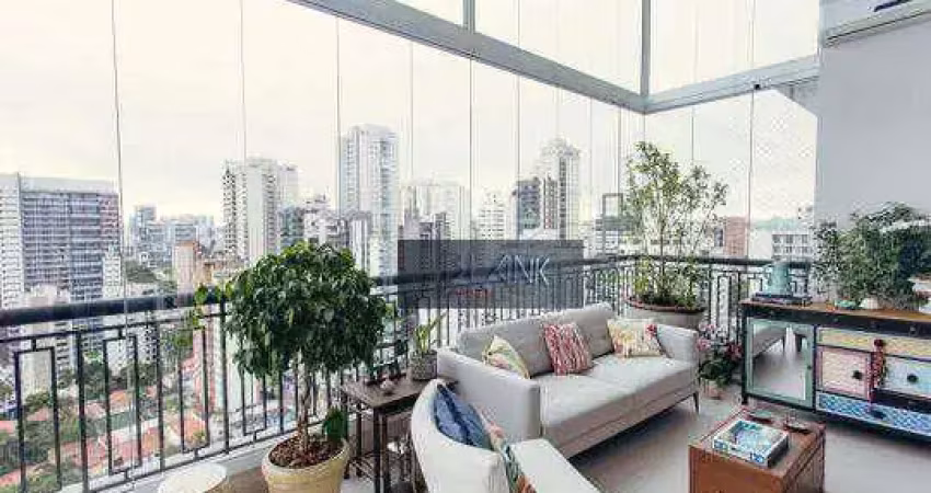 Apartamento duplex com 3 dormitórios à venda, 225 m² por r$ 3.500.000,00 - brooklin - são paulo/sp