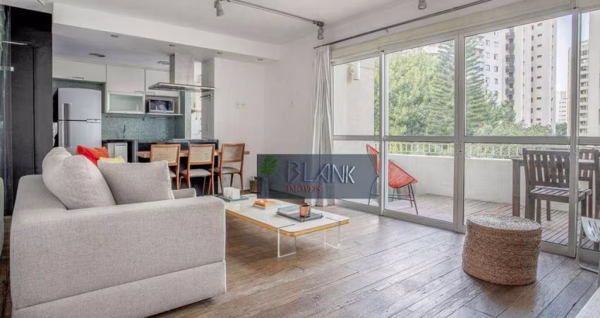 Apartamento Duplex com 1 dormitório, 74 m² - venda por R$ 1.850.000,00 ou aluguel por R$ 13.013,97/mês - Moema - São Paulo/SP
