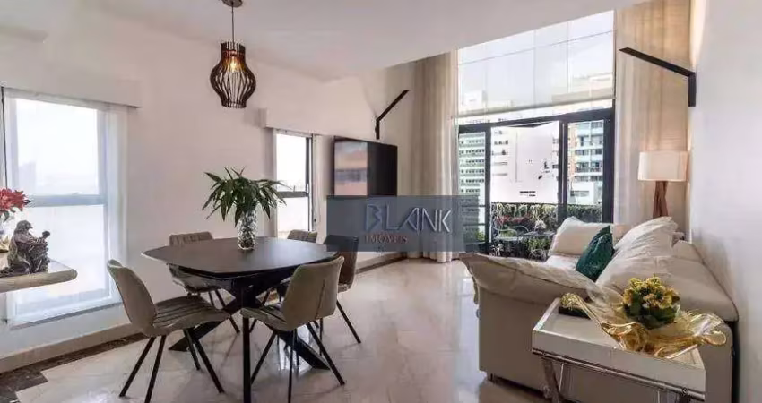 Apartamento Duplex com 1 dormitório à venda, 75 m² por R$ 1.290.000,00 - Jardim Paulista - São Paulo/SP