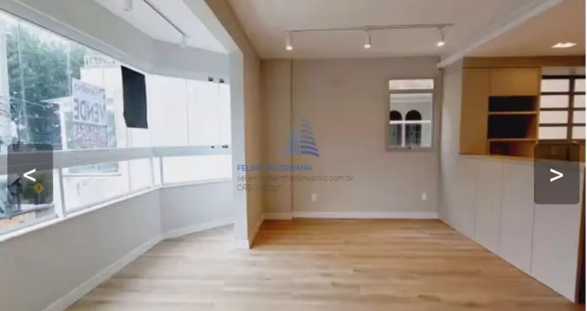 Apartamento em centro, 3 dormitórios, sacada, suíte, 1 vaga garagem, florianópolis/sc