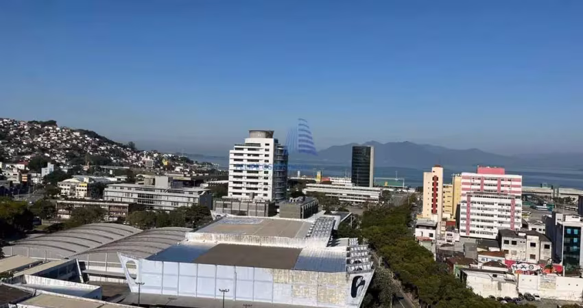 Apartamento cobertura linear em centro, 1 vaga de garagem, florianópolis/sc