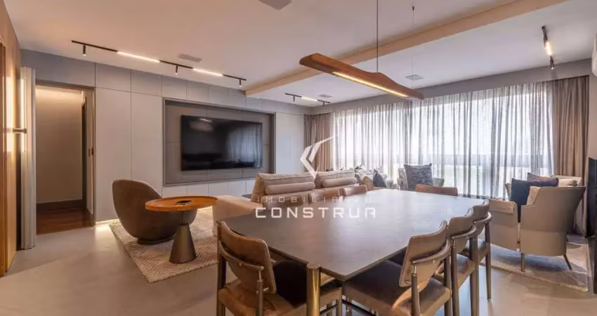 Apartamento mobiliado à venda no cambuí em campinas-sp