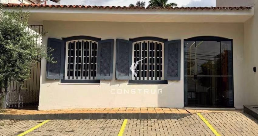 CASA COMERCIAL PARA ALUGAR NO NOVA CAMPINAS, CAMPINAS-SP