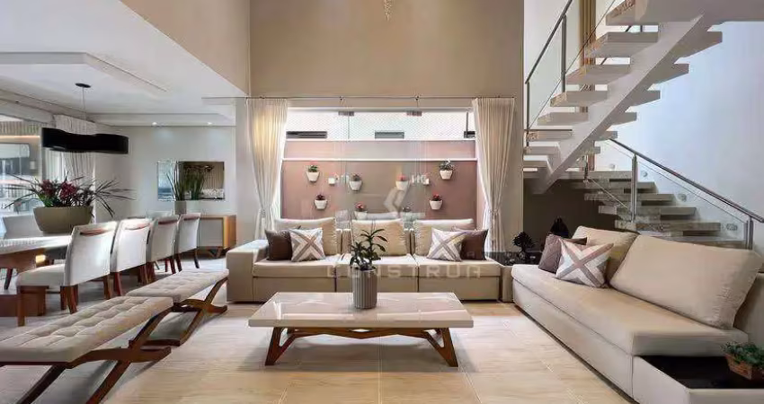 Casa mobiliada com fino acabamento no condomínio villa do sol - valinhos/sp