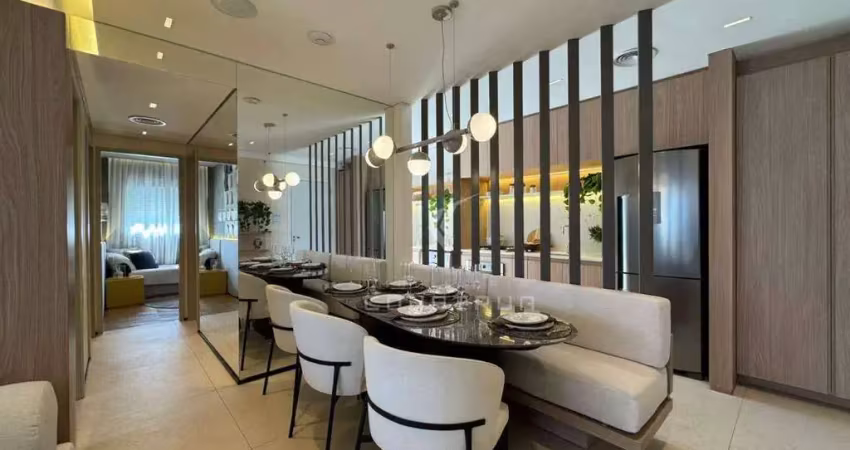 Lançamentos em campinas - lazur mansãoes santo antônio:  apartamentos de 57 m² e 70 m² com 1 vaga e lazer completo