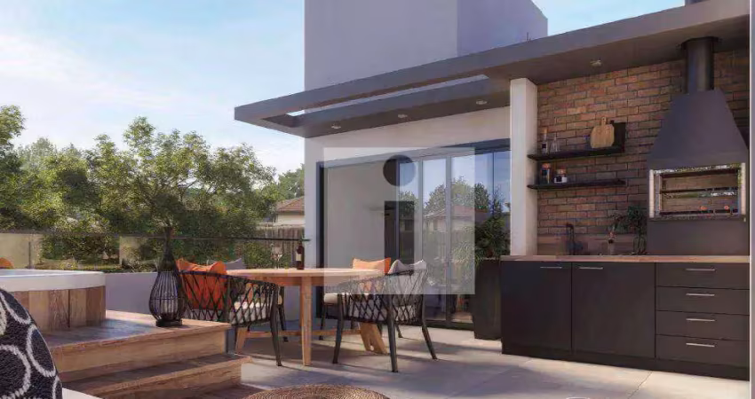 Casa no taquaral com 3 suítes e rooftop  à venda, 168 m² por r$ 1.320.200,00 - chácara primavera - campinas/sp