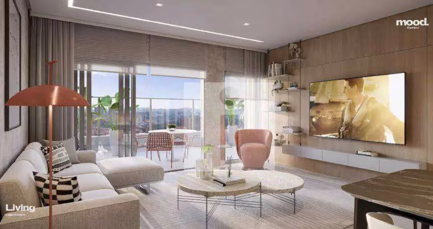 Apartamento com 2 suítes, varanda gourmet, 76 m² - mood cambuí por r$ 969.470,00- entrega em 2026 campinas/sp