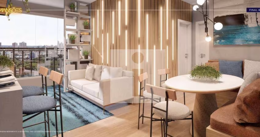 Apartamento com 2 Dorm. /suíte /varanda/Lazer no Rooftop à venda, 53 m² - Yees Mansões Santo Antônio - Campinas/SP