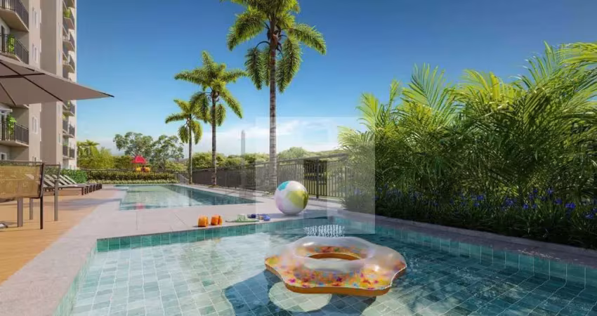 Apartamento com 2 dormitórios à venda, 42 m² por r$ 385.100 - uni mansões santo antônio - campinas/sp