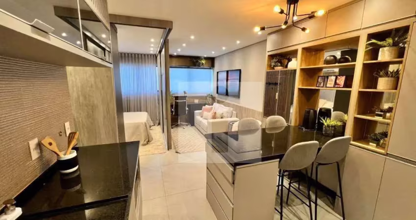 Apartamento  studio com 1 dormitório à venda, 36 m² por r$ 360.800 - airbnb- botafogo - campinas/sp
