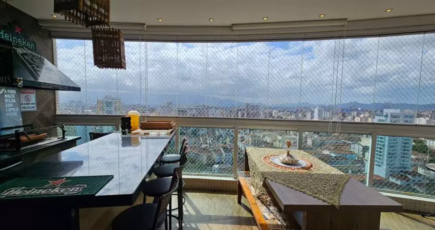 Apartamento com 3 quartos para alugar no Boqueirão, Santos 