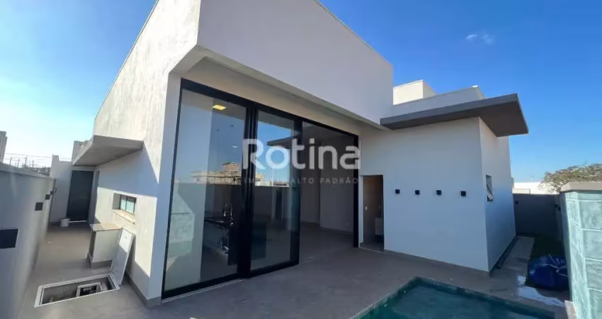 Casa Condomínio Fechado à venda, 3 quartos, Cond. Gsp Arts - Uberlândia/MG - Rotina Imobiliária