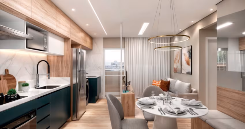 Apartamento 1 dormitorio com Varanda