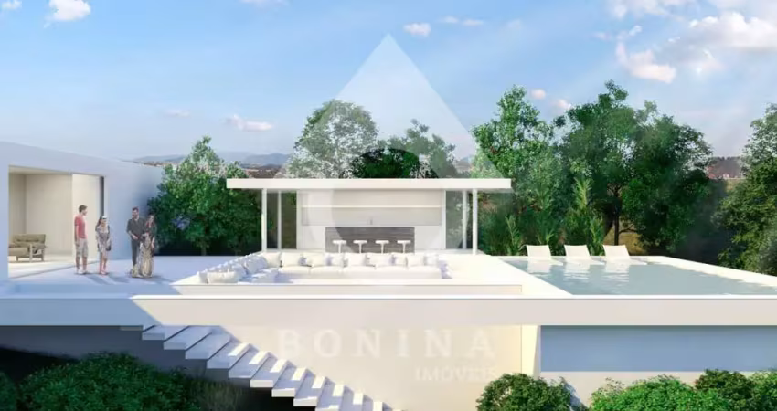 Casa de vidro com ambientes amplos e sofisticados, descubra a exclusividade e o luxo no condomínio terras de são josé ii em itu