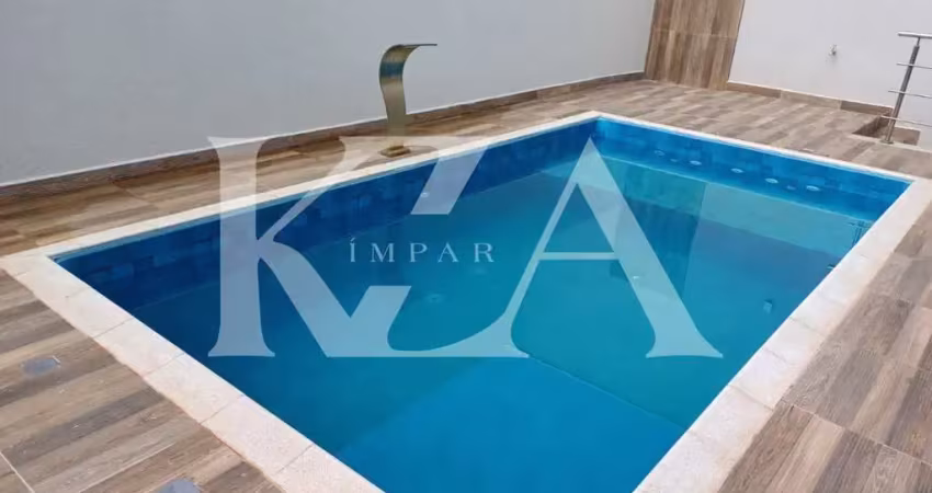 Casa de luxo com piscina em condomínio no Residencial Pecan, Itupeva-SP.