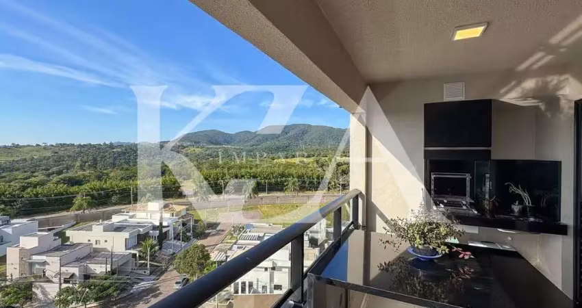 Chronos Residencial apto 95m2 reformado e semimobiliado pronto para morar em andar alto com vista para a Serra do Japi no Eloy Chaves, Jundiaí-SP