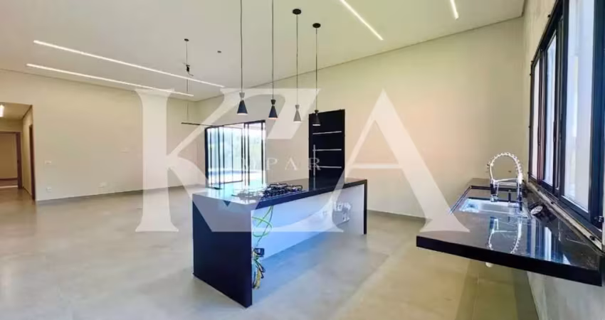 Casa térrea de 250m2 a venda no condomínio terras caxambú com 3 dorms 2 suites área gourmet e piscina privativa
