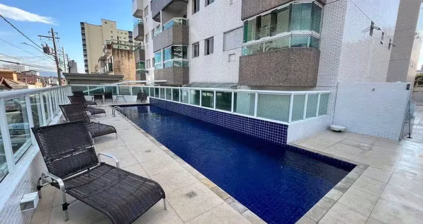 Apto a venda na guilhermina - pg por r$420 mil - 2 dorm c/suite porteira fechada