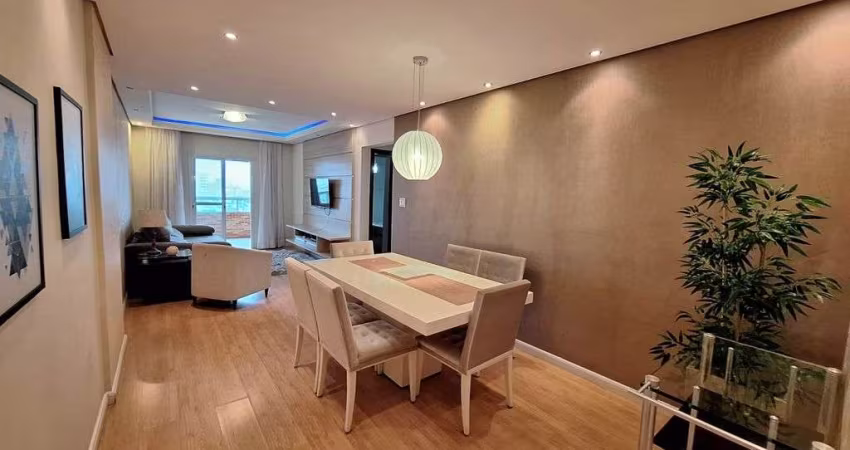 Apartamento para locação no Forte - 2 dormitórios, sacada gourmet com vista mar.