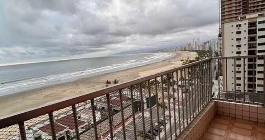 Apartamento para locação no Canto do forte - 3 dormitórios, frente mar.