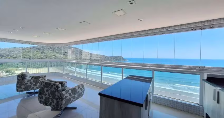 Apartamento alto padrão para locação no forte - 3 suítes, vista mar.