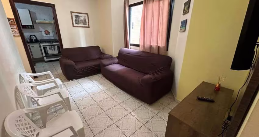 Apartamento a venda no canto do forte/pg - 1 dormitório, mobiliado.