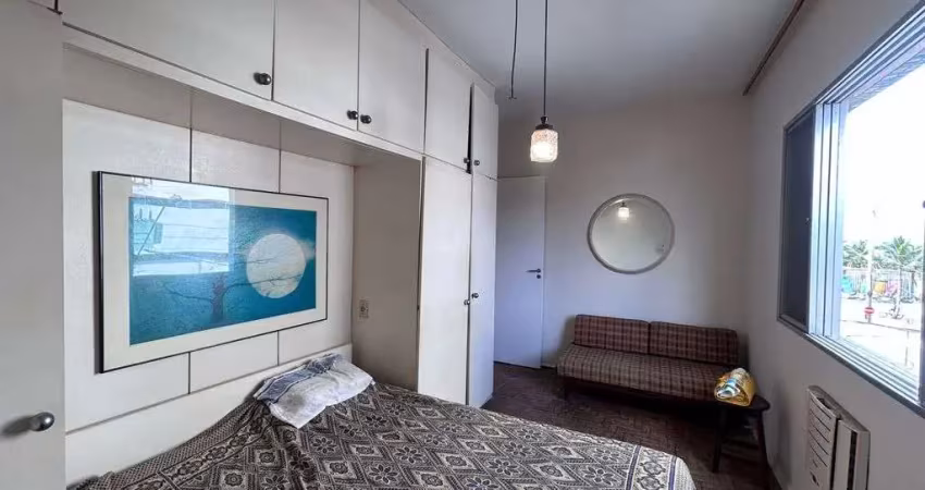 Apartamento a venda no canto do forte - 1 dormitório, vista mar.