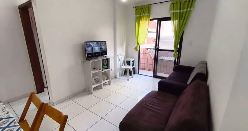 Apartamento a venda na guilhermina - 1 dormitório, semi-mobiliado.