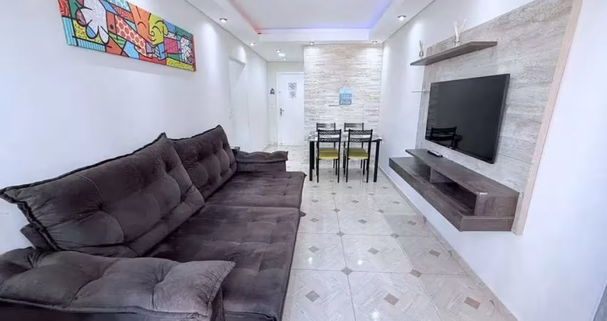 Apartamento a venda na boqueirão - 1 dormitório, vista mar.